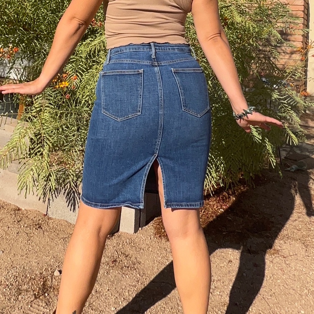 Banana Republic Denim Midi Skirt - Picture 5 of 11